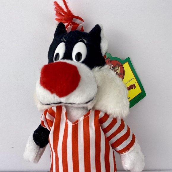 McDonald's Looney Tunes Plush lot of three, Bugs, Sylvester & Taz, vintage 1992 - Picture 3 of 8